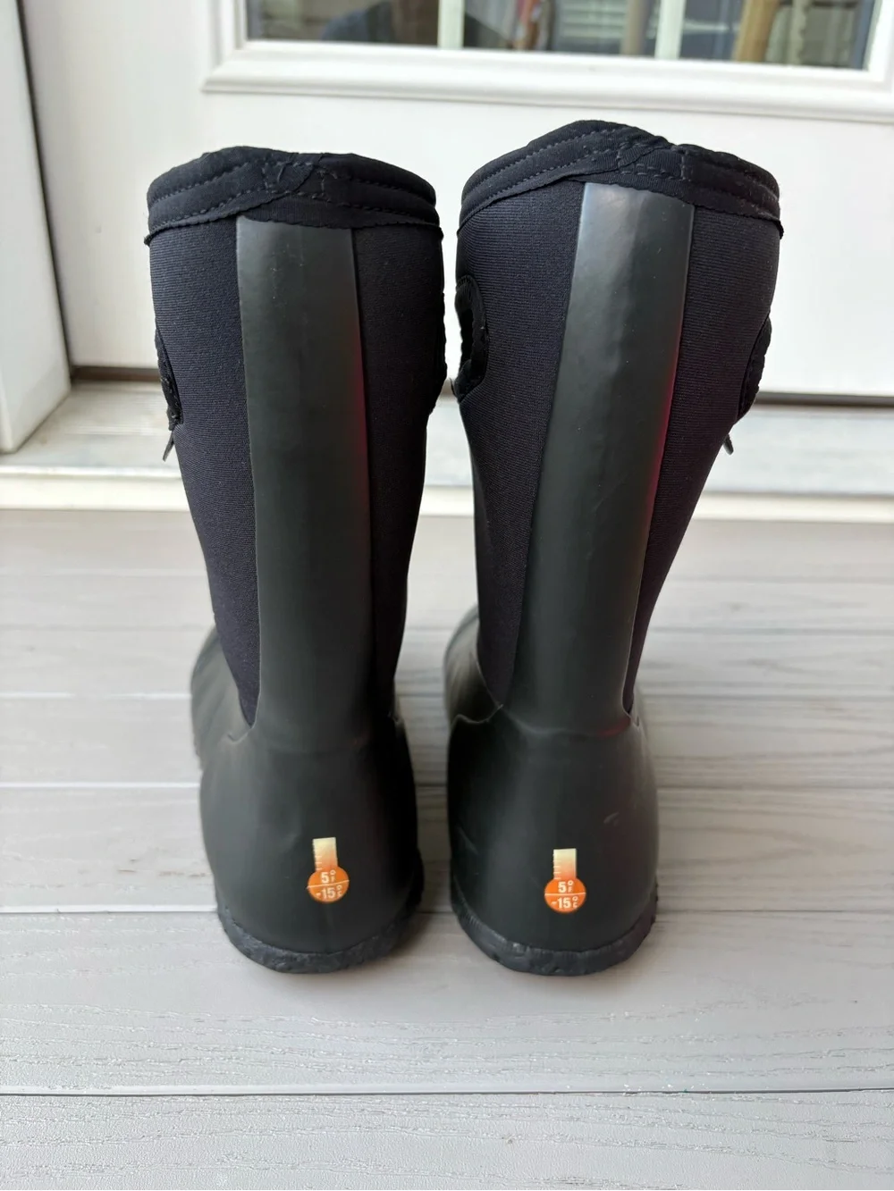Bogs Kids Black Waterproof Insulated Rain & Snow Boots Outdoors Warm Unisex 6